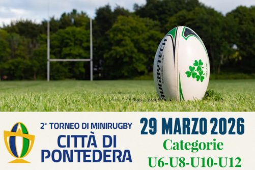 2° TORNEO MINIRUGBY CITTA' DI PONTEDERA - 29/03/2026